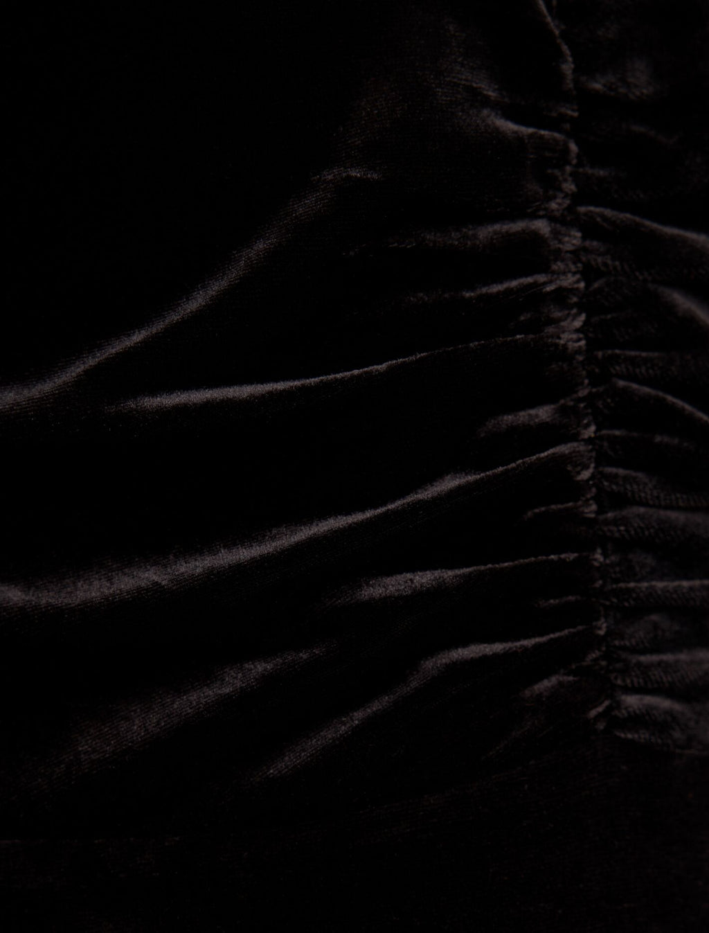 Elma Velvet Ruched Maxi Dress
