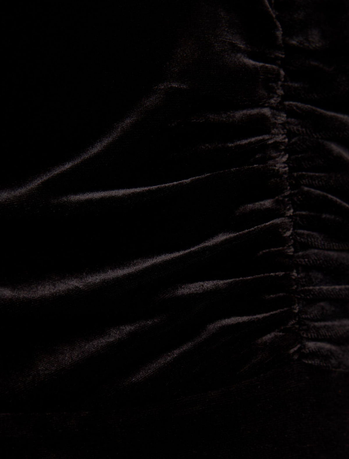 Elma Velvet Ruched Maxi Dress