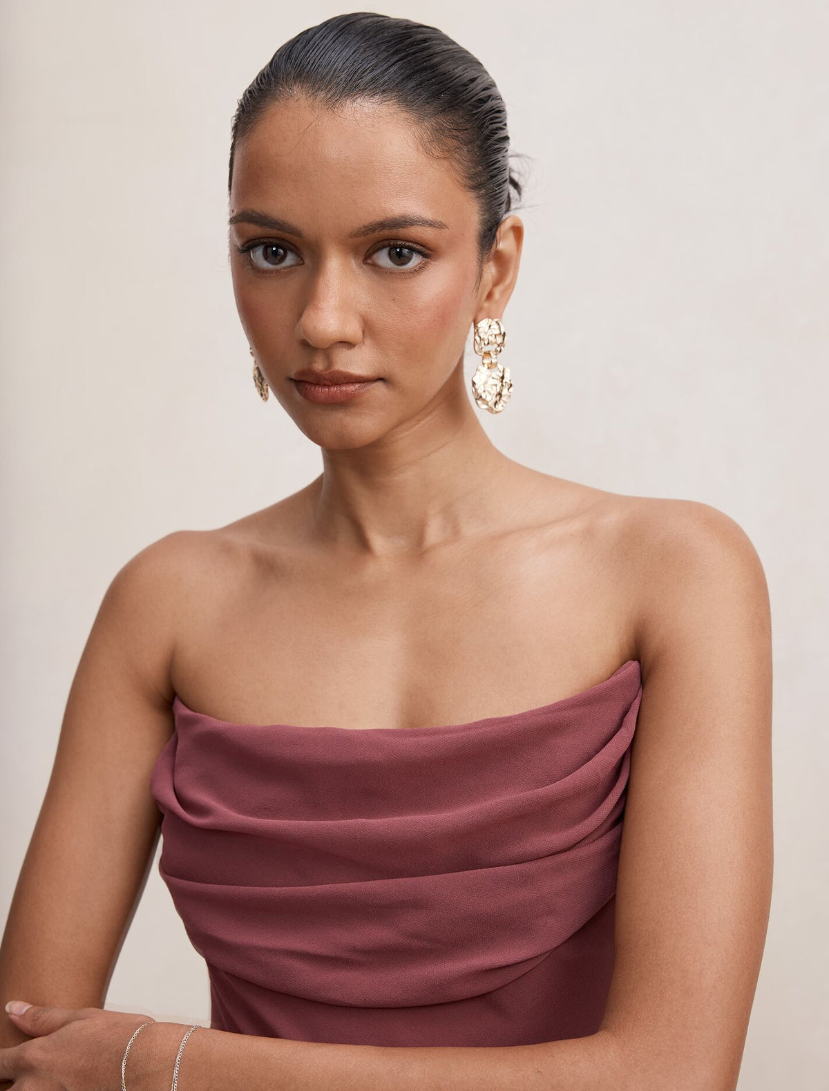 Gwynne Petite Draped Dress