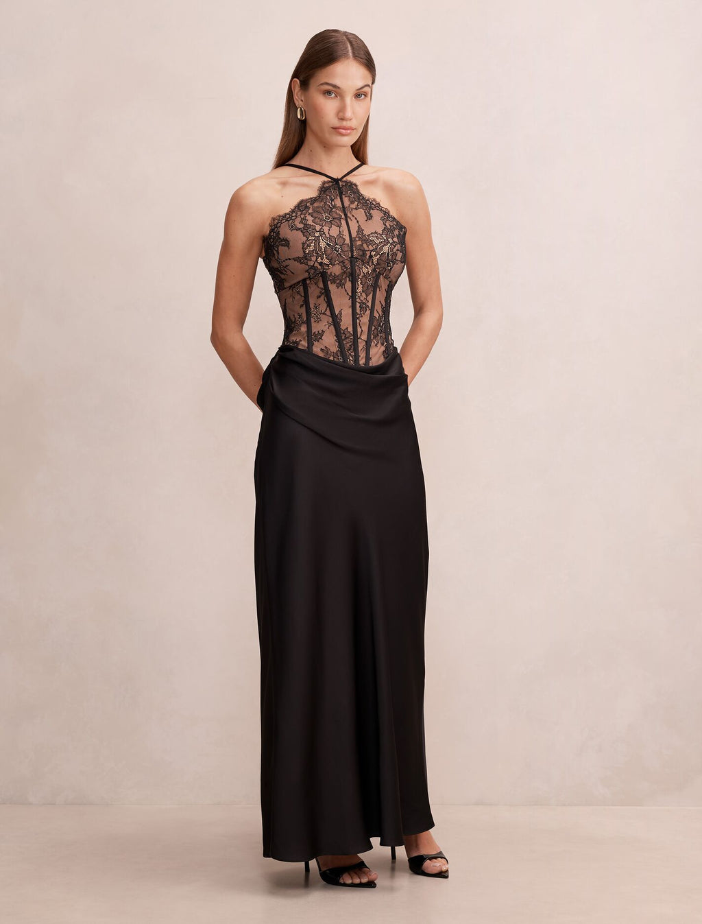 Nellie Lace Maxi Dress