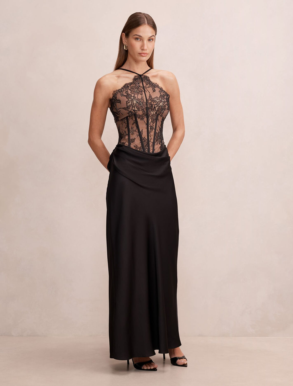 Nellie Lace Maxi Dress