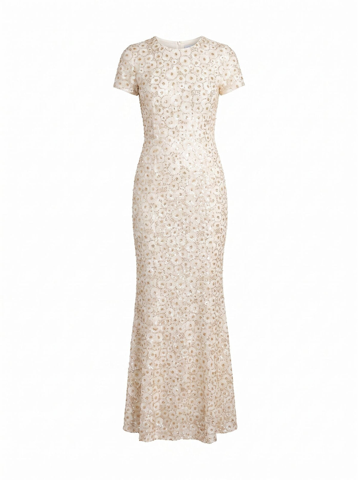 Ines Beaded Gown Gold