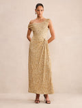 Raegan Sequin Asymmetric Gown