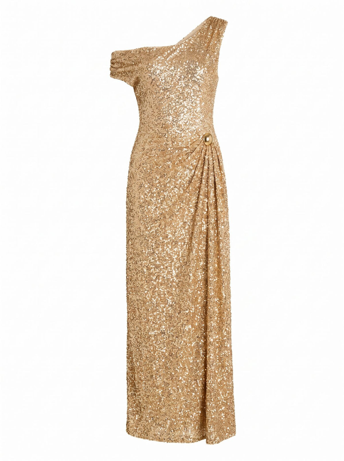 Raegan Sequin Asymmetric Gown
