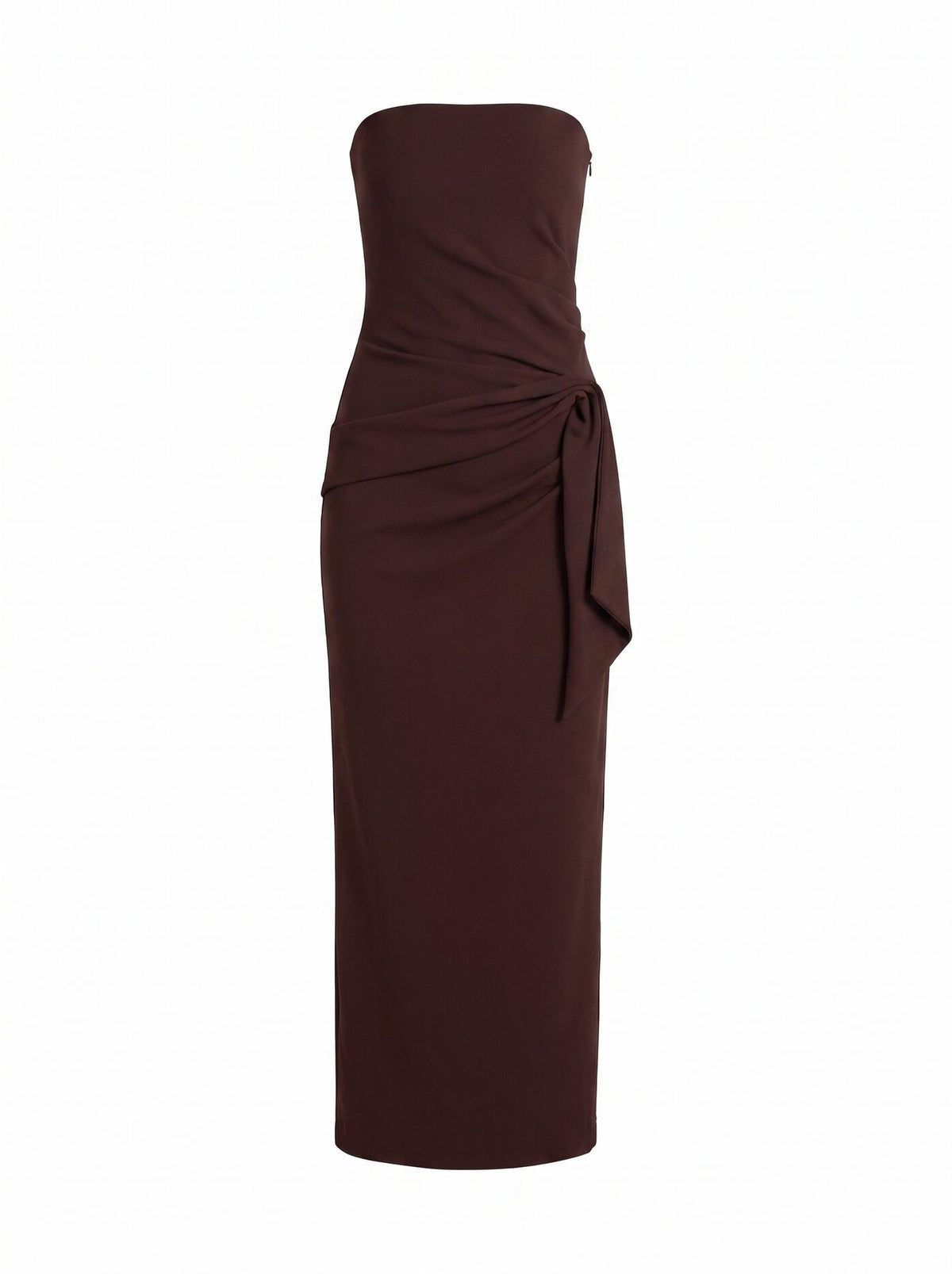 Lilah Petite Strapless Crepe Dress