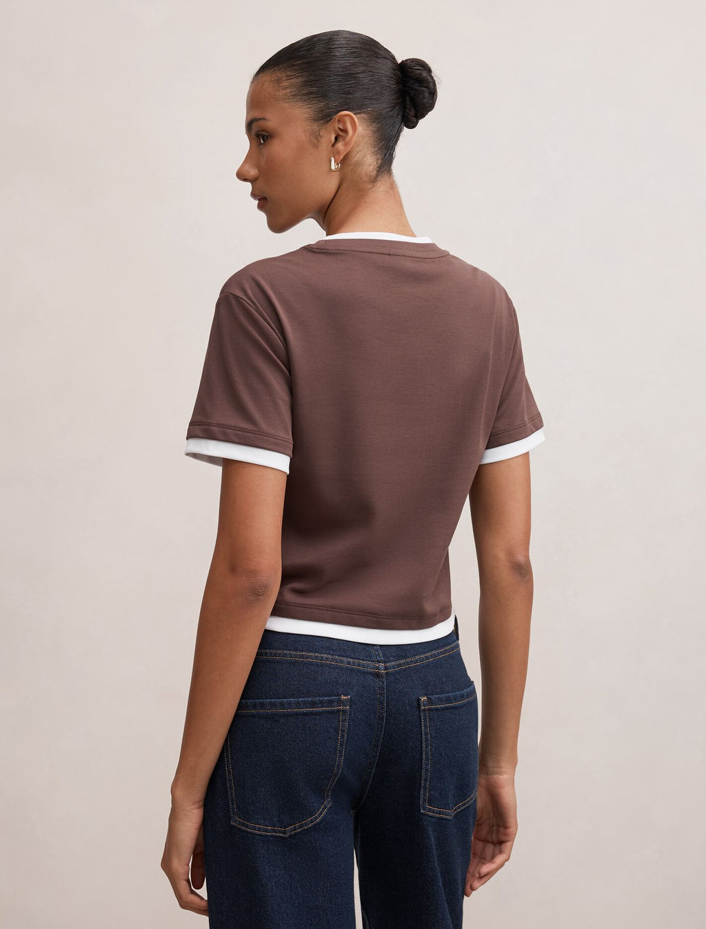 Charlie Contrast Layered Tee