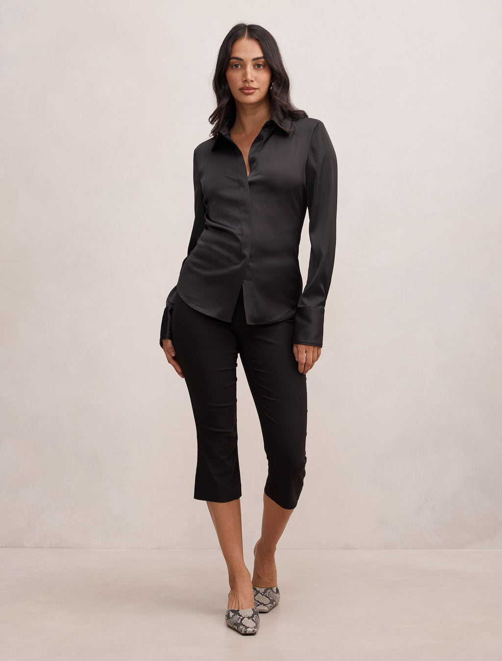 Gigi Fitted Cuffed Shirt