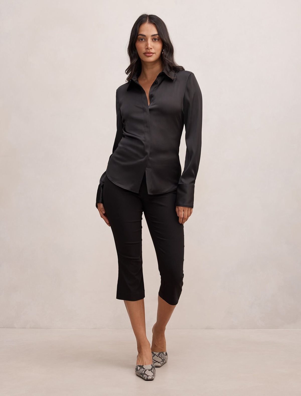 Gigi Fitted Cuffed Shirt
