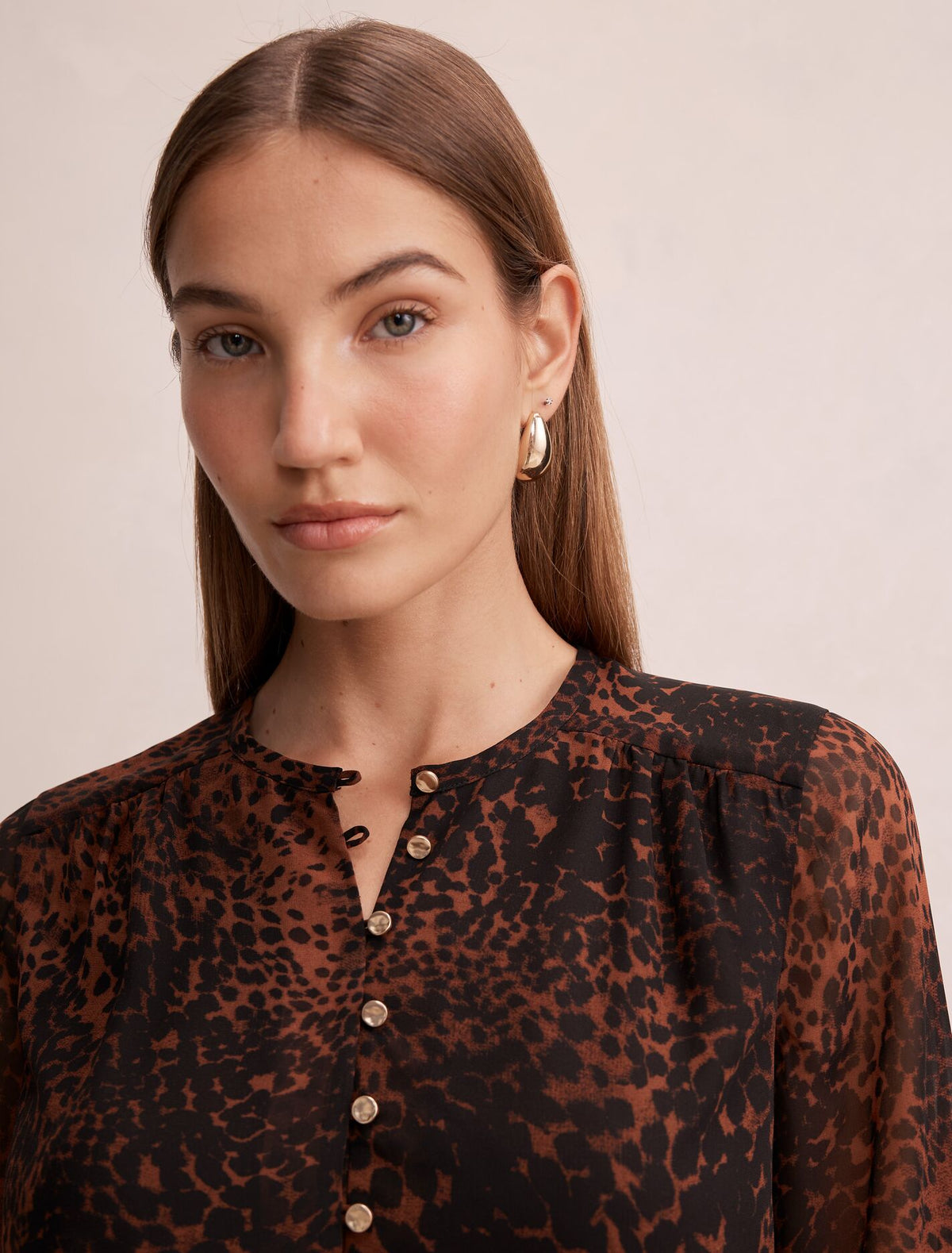 Rinna Printed Blouse