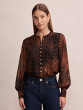Rinna Printed Blouse