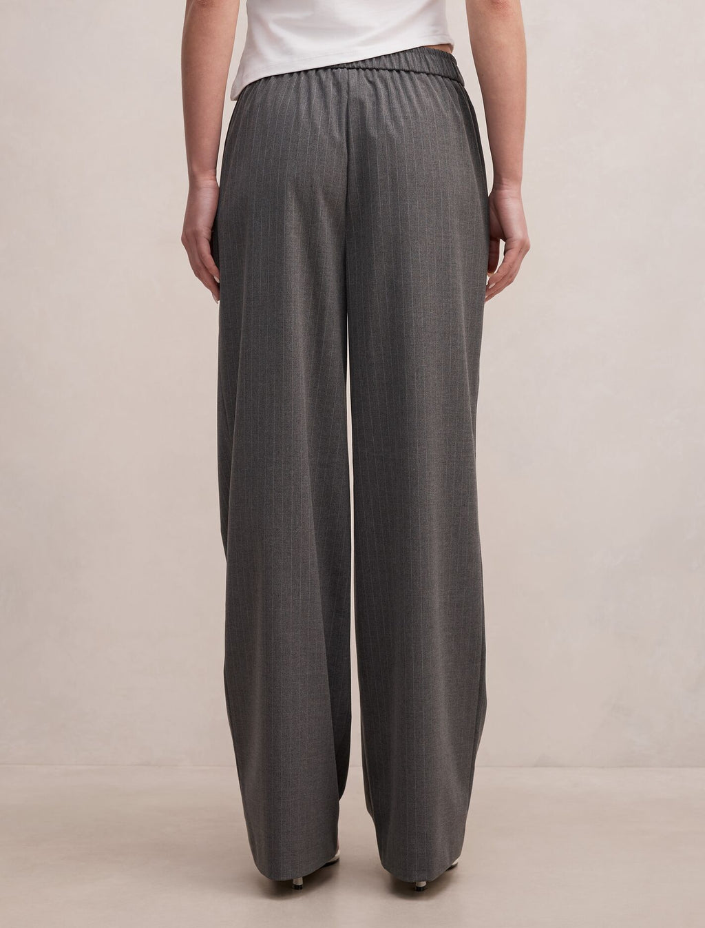 Ella Elastic Wide Leg Pants