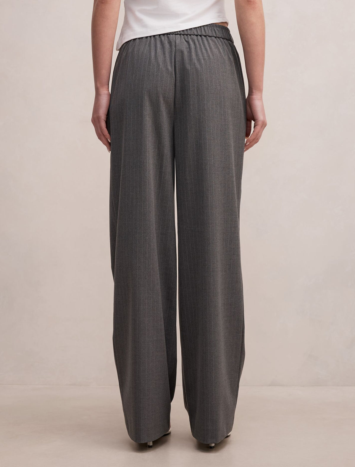 Ella Elastic Wide Leg Pants