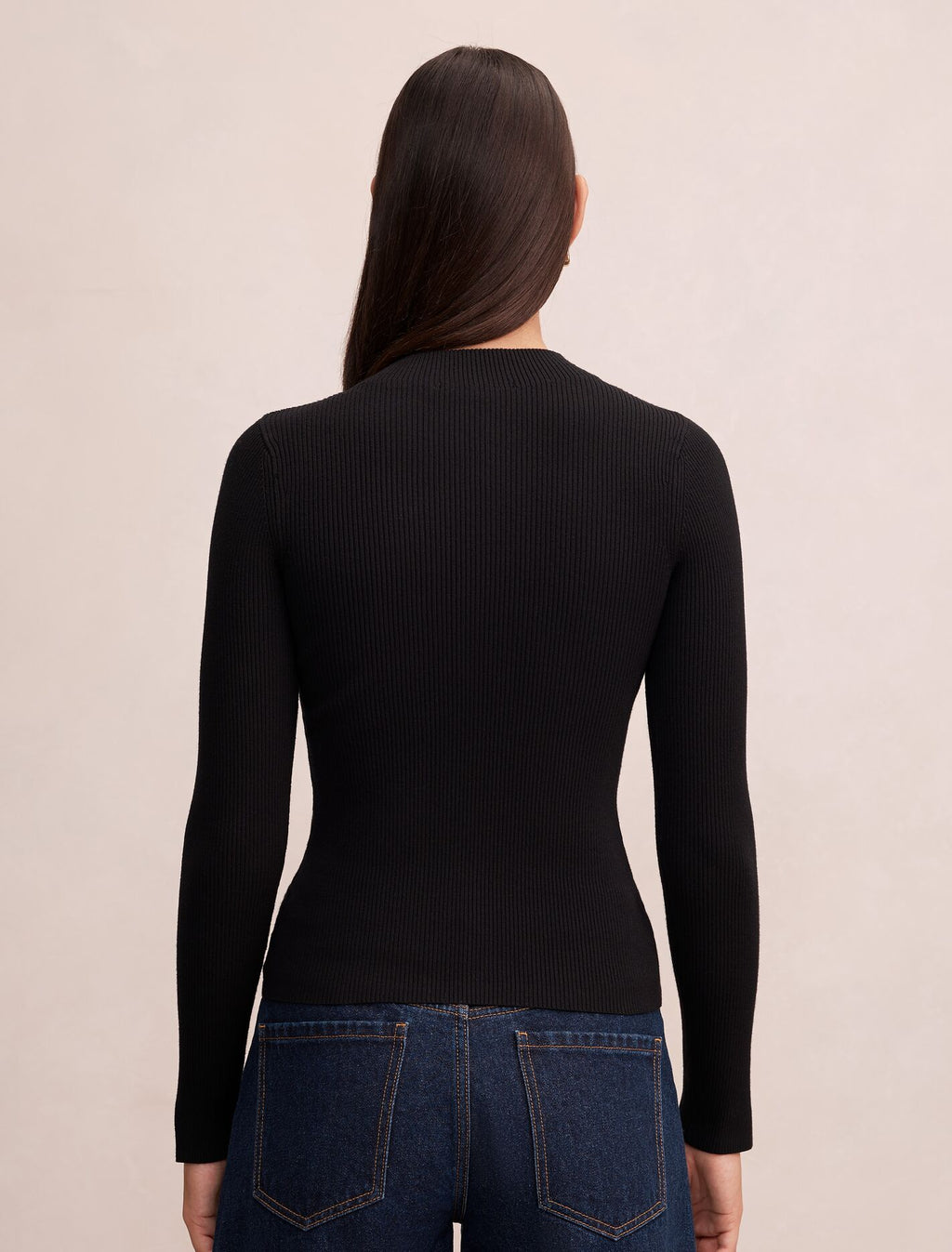 Sienna High Neck Knit Top