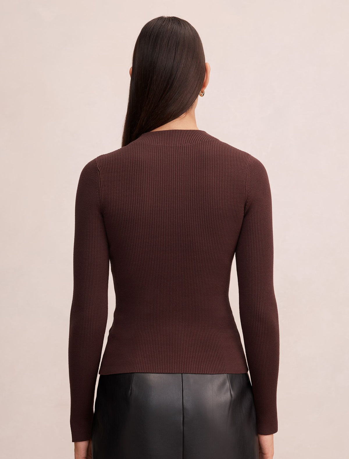 Sienna High Neck Knit Top