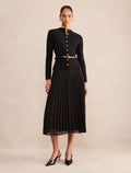 Milana Funnel Neck Midi Dress