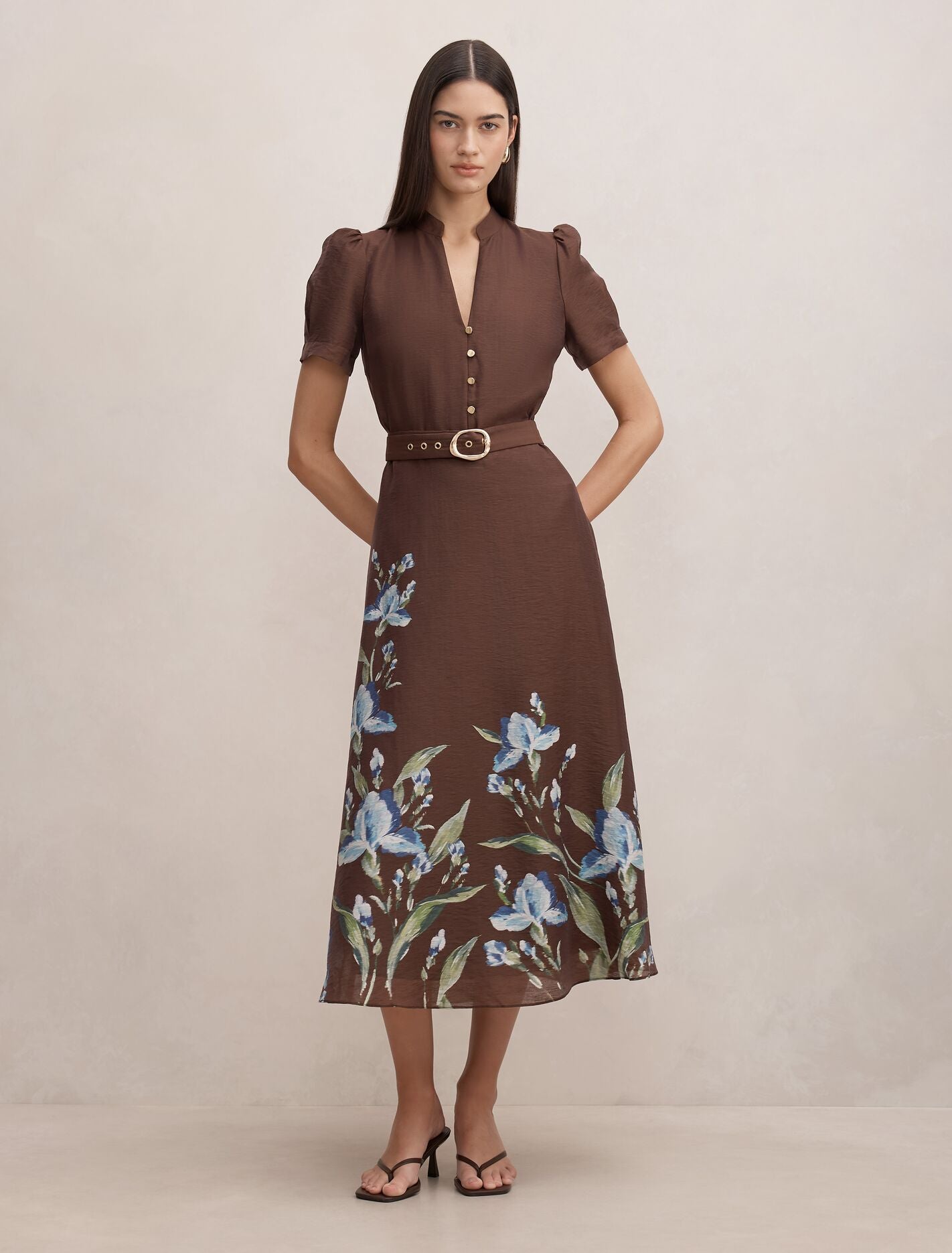 Vereena Button Dress