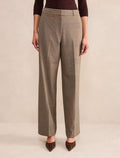 Ada Check Straight Leg Pants