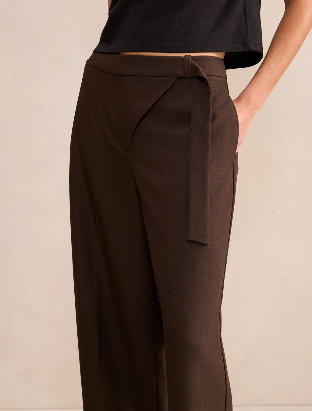 Mila Wrap Wide Leg Pants