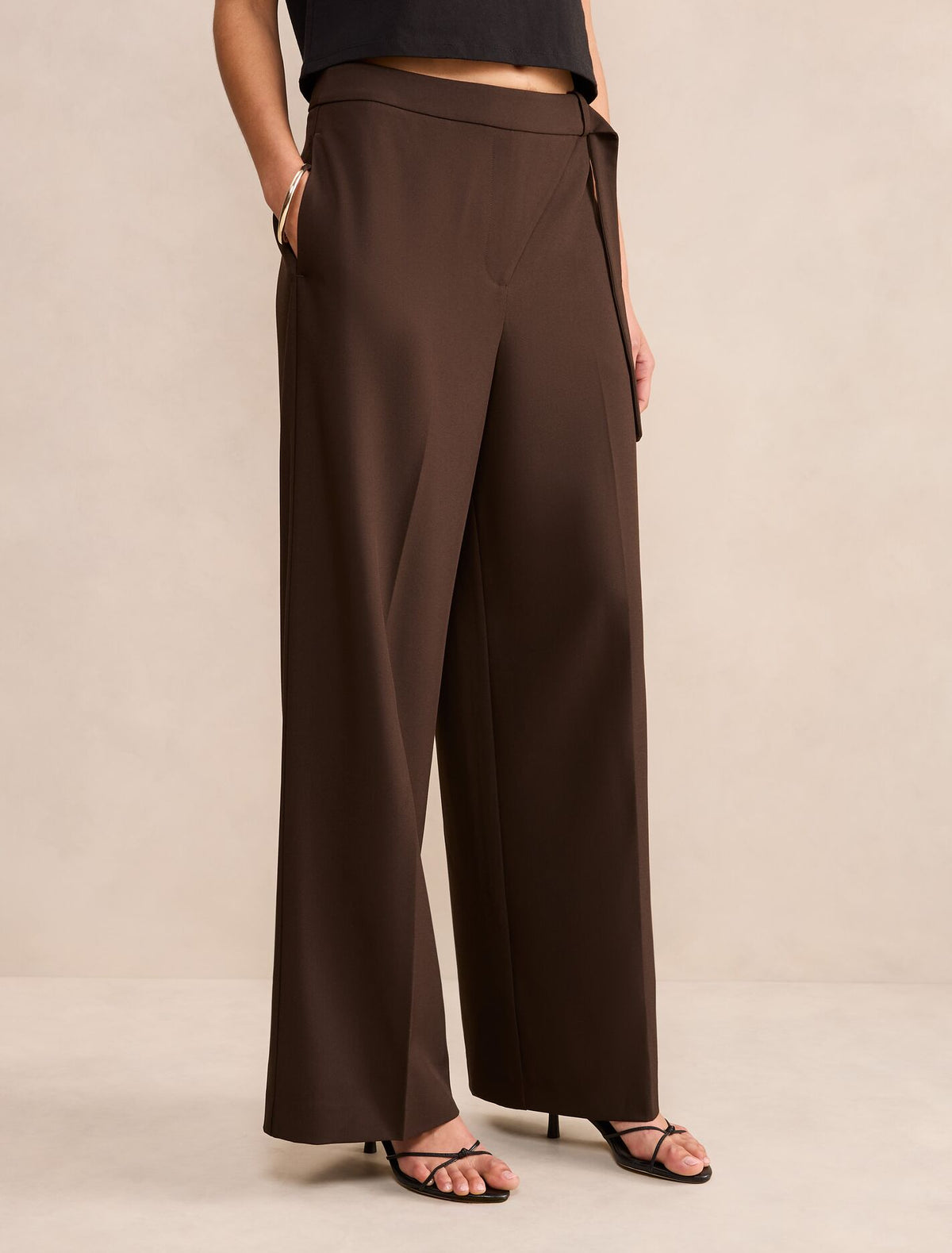 Mila Wrap Wide Leg Pants