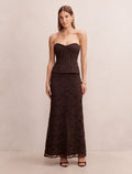 Myla Lace Corset Maxi Dress