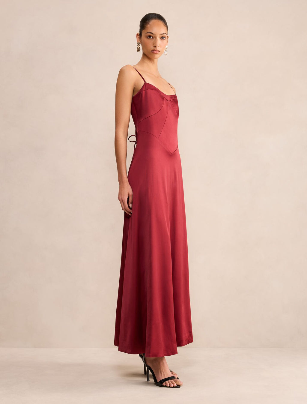 Hattie Corset Panelled Maxi Dress
