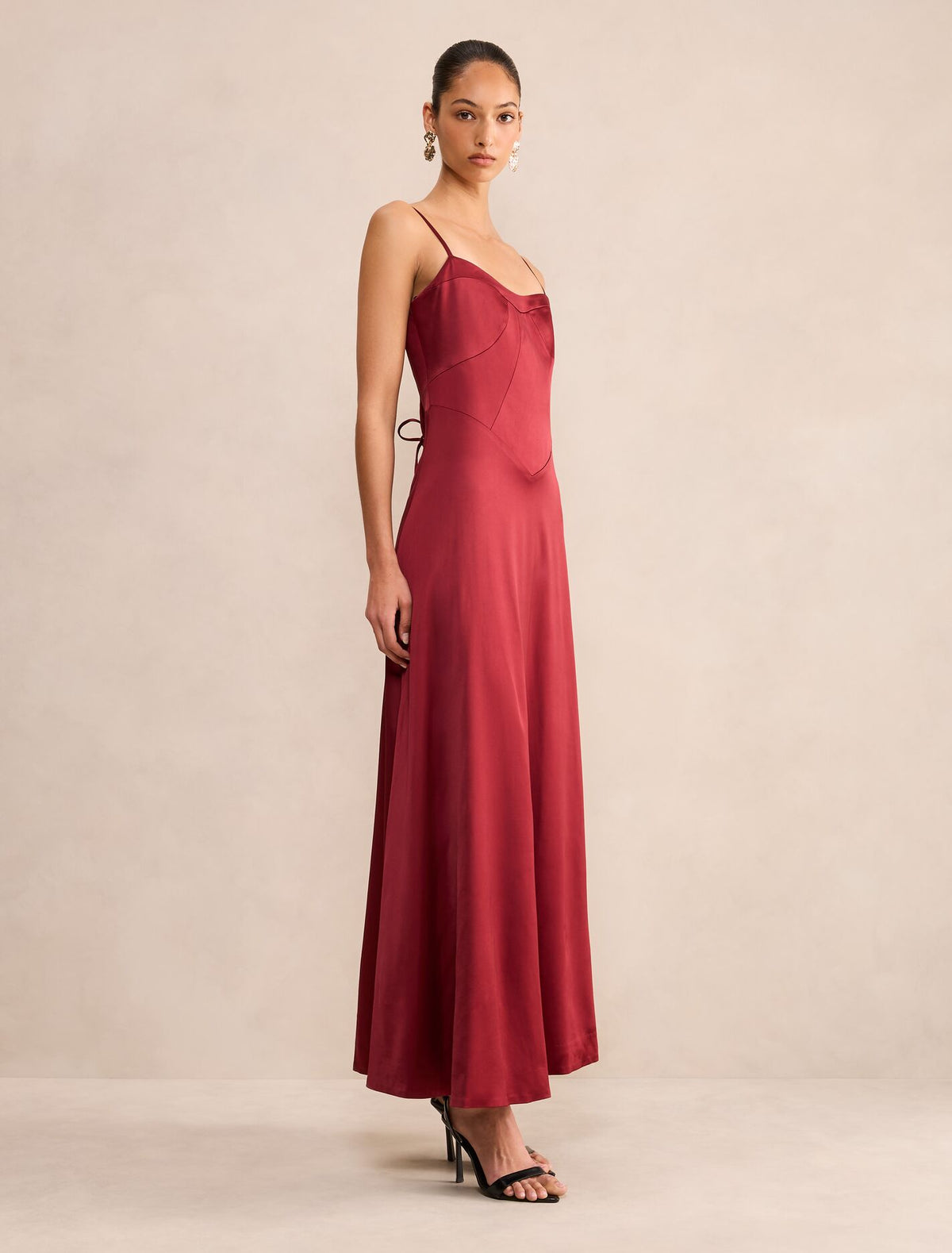 Hattie Corset Panelled Maxi Dress