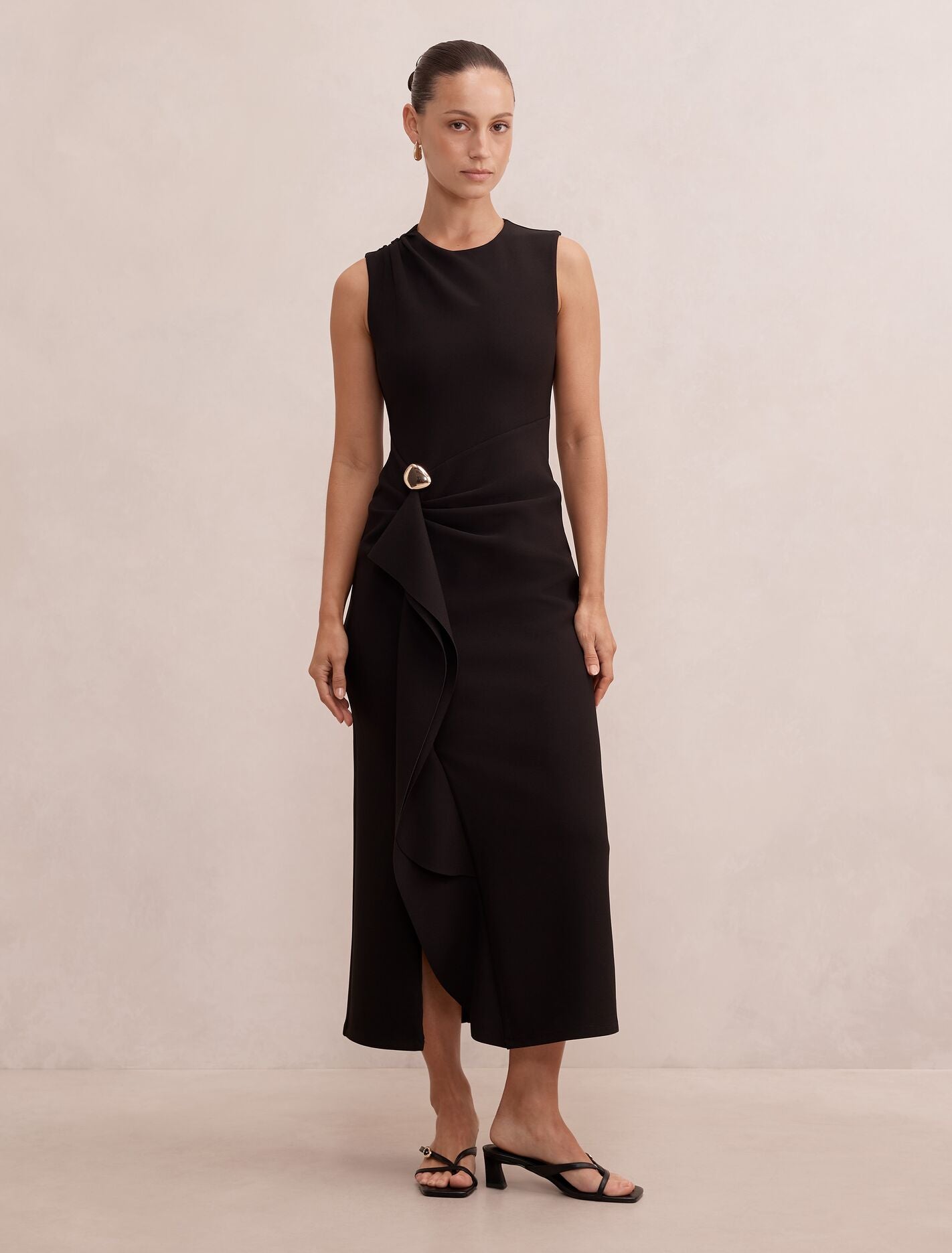 Rylie Petite Ruffle Maxi Dress