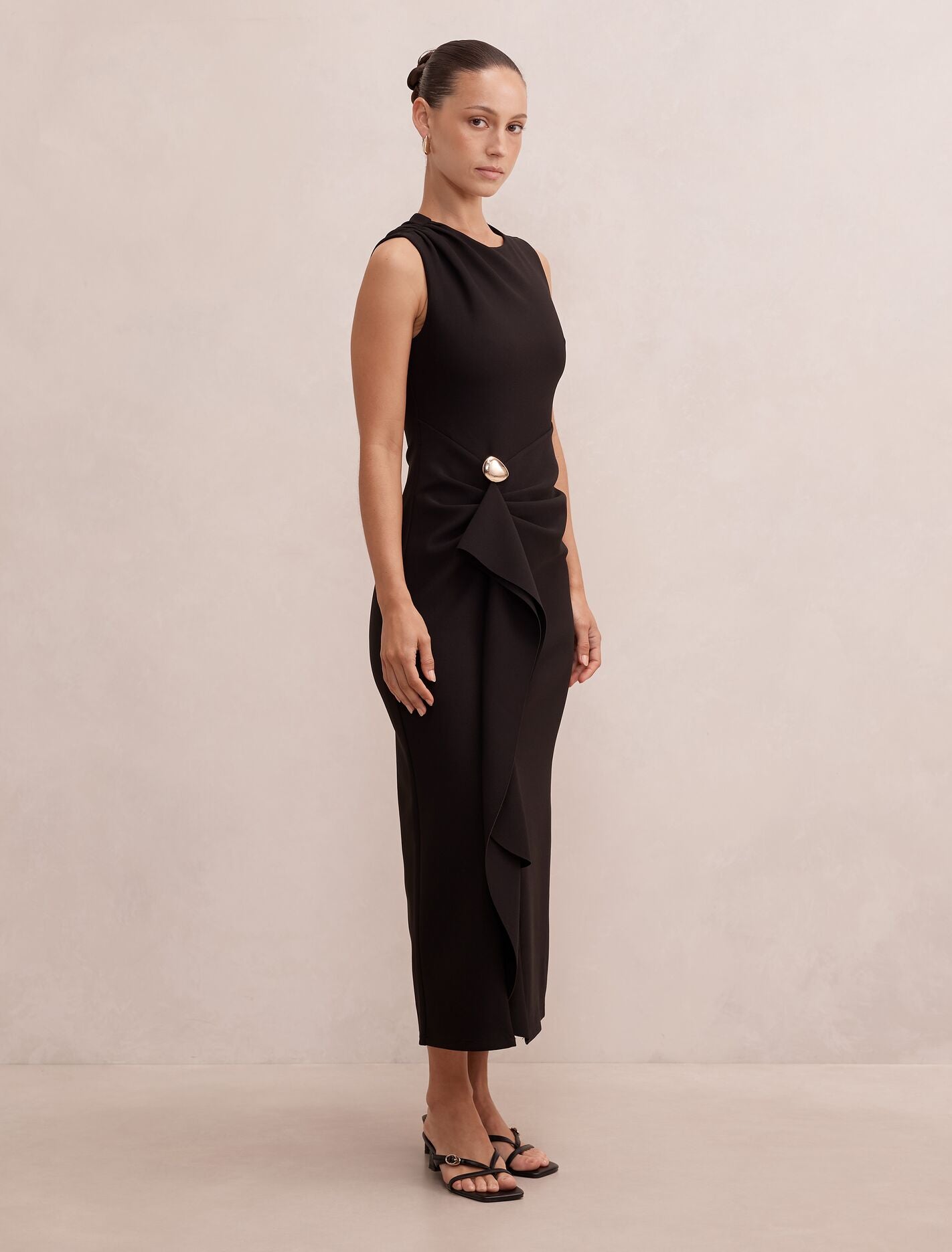 Rylie Petite Ruffle Maxi Dress