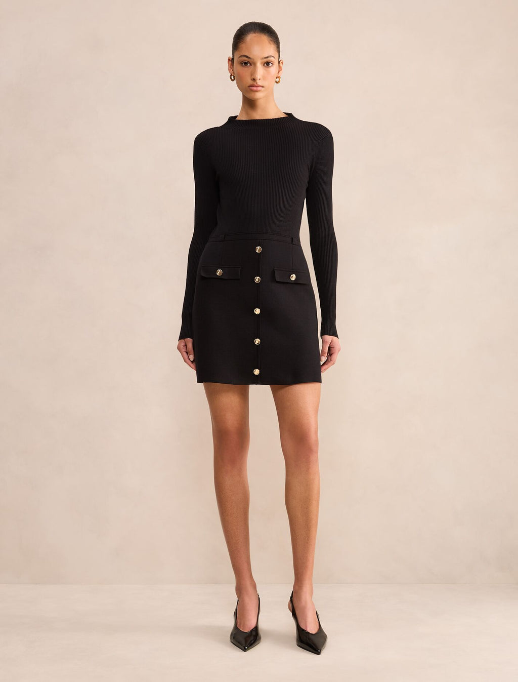 Kacie Knit Mini Dress