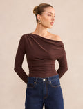 Serafina Tipped Glitter Top