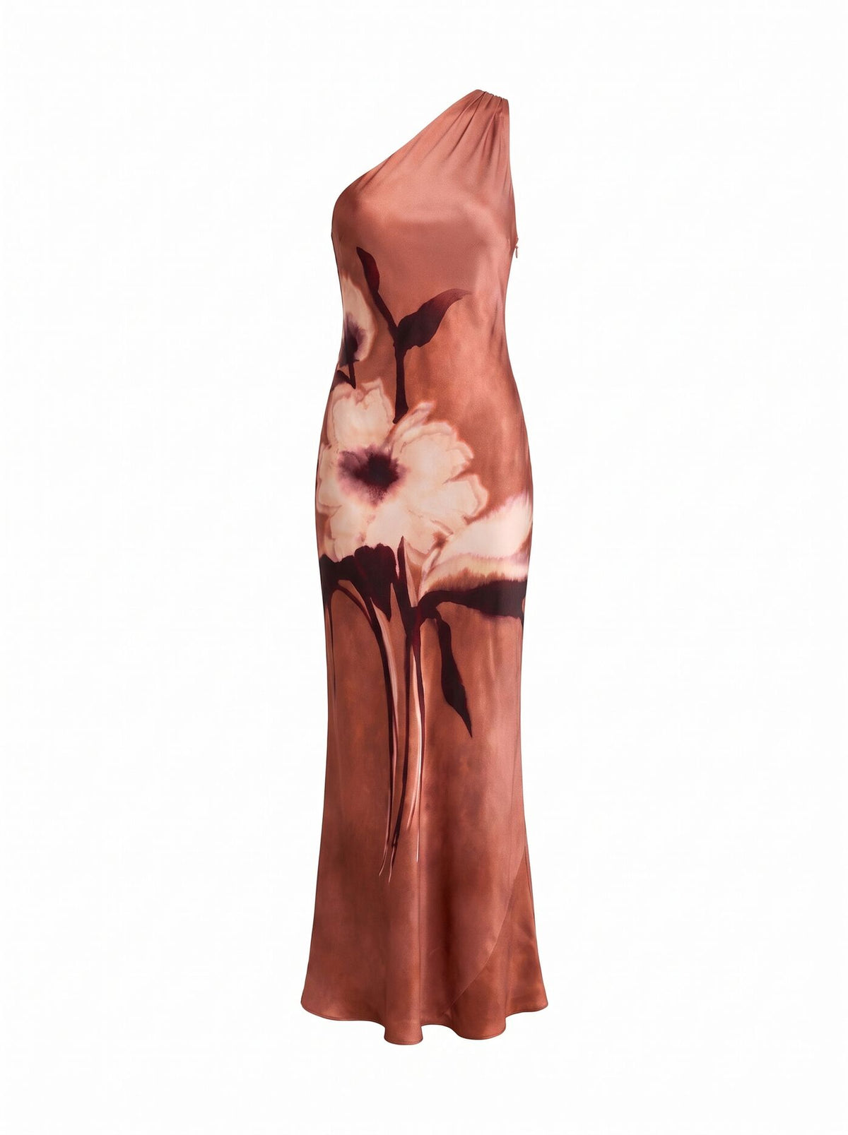 Maliah One Shoulder Sash Maxi Dress