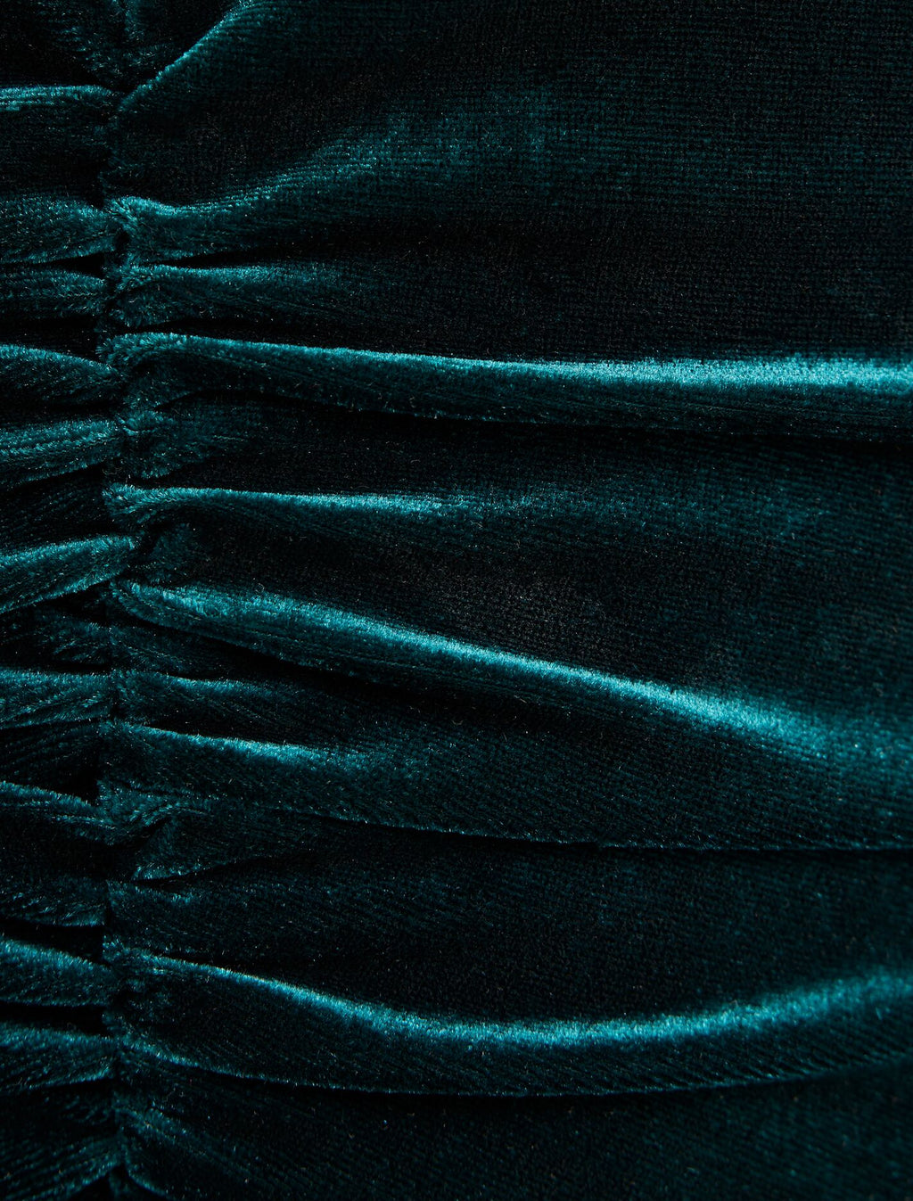 Elma Petite Velvet Ruched Maxi Dress