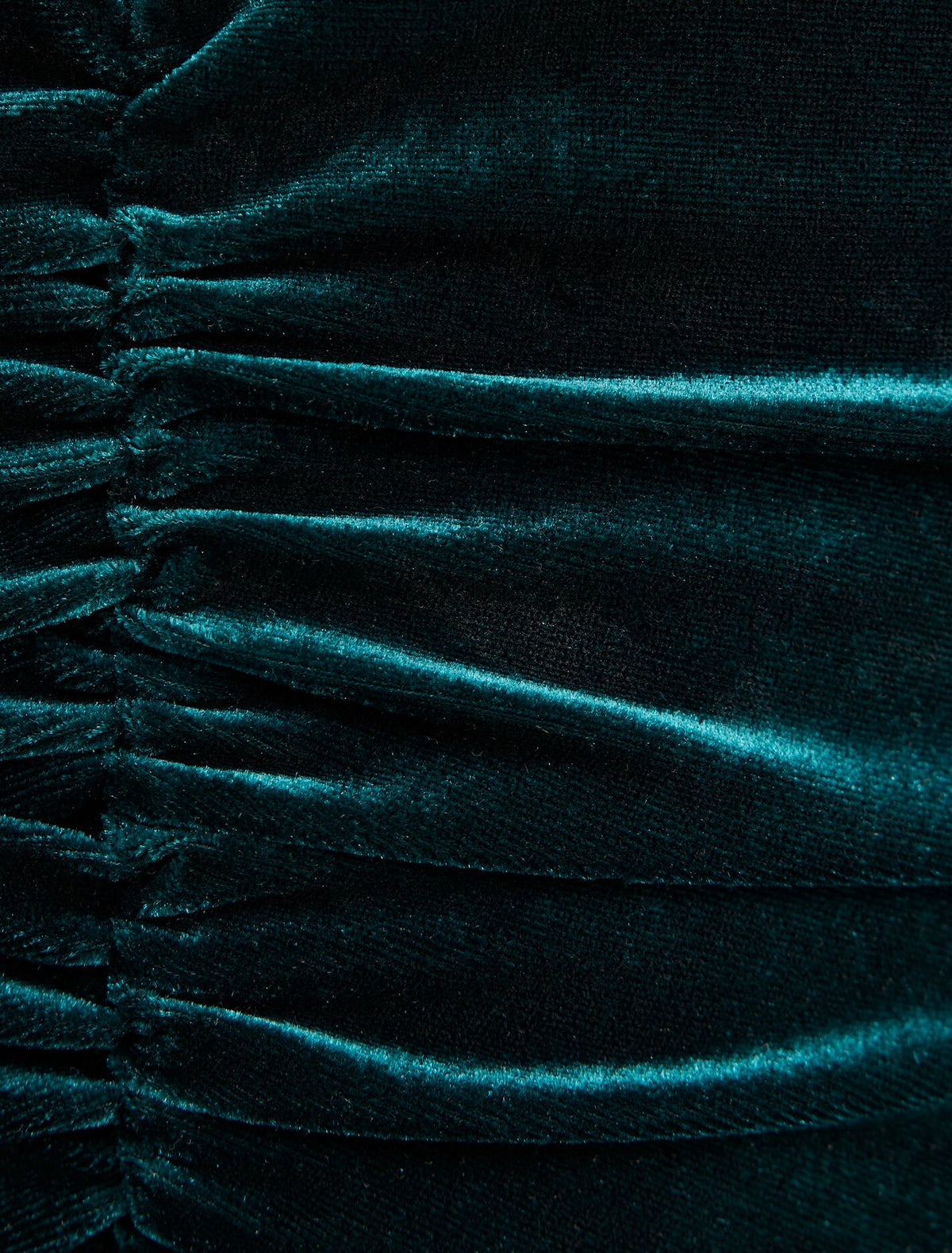 Elma Petite Velvet Ruched Maxi Dress