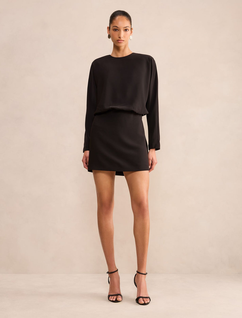 Paloma Strong Shoulder Mini Dress