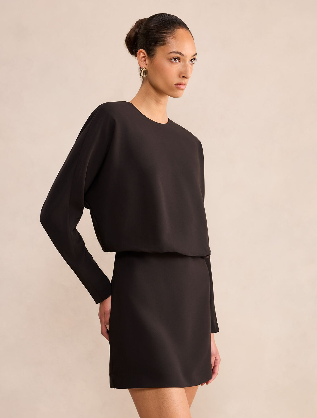 Paloma Strong Shoulder Mini Dress