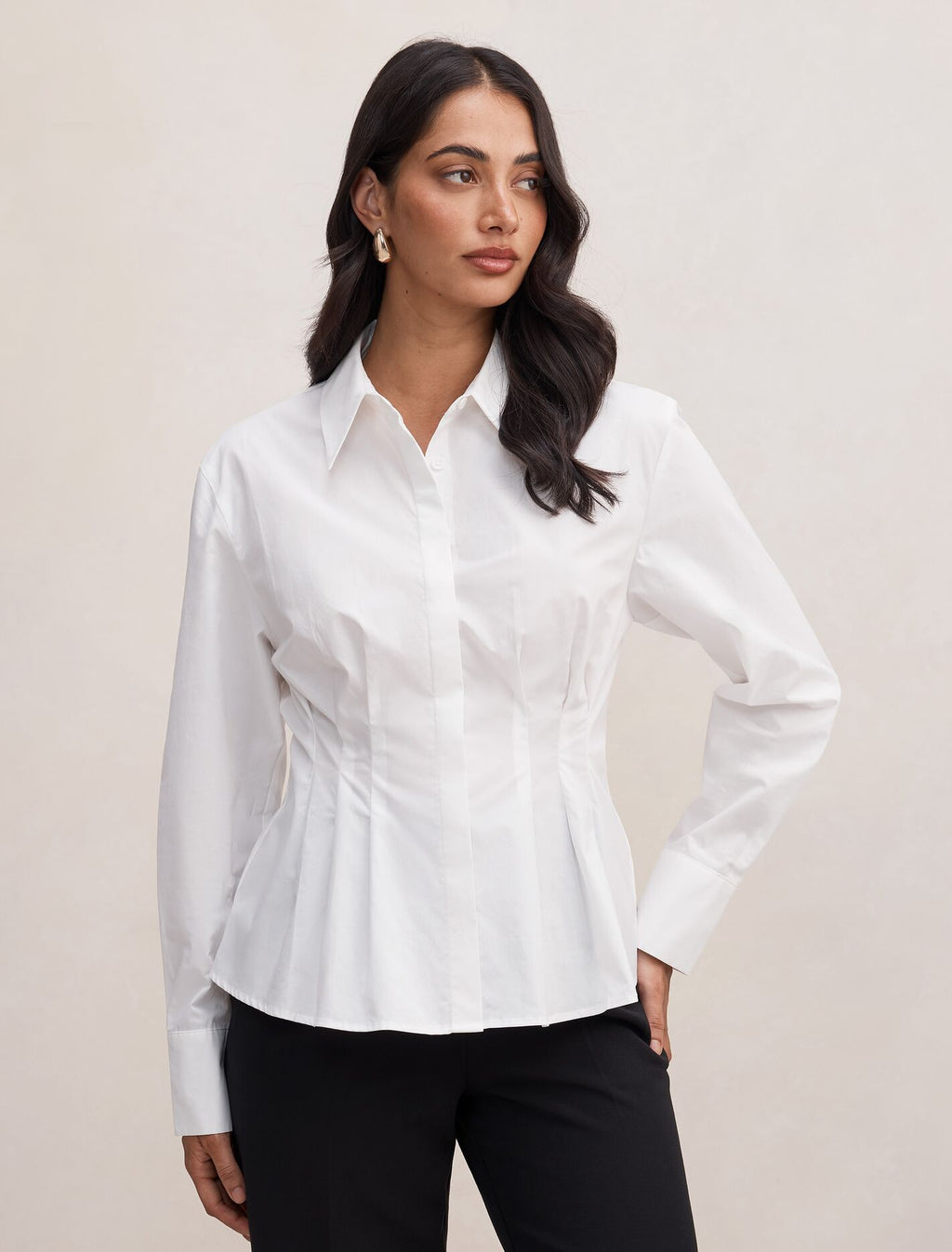 Blake Pleat Detail Shirt