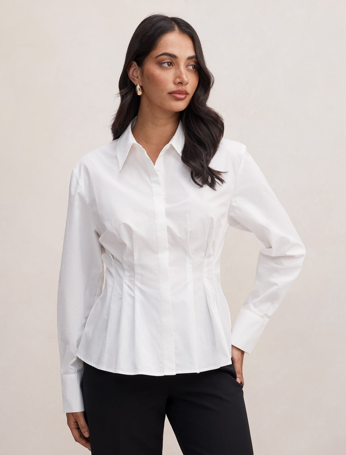 Blake Pleat Detail Shirt