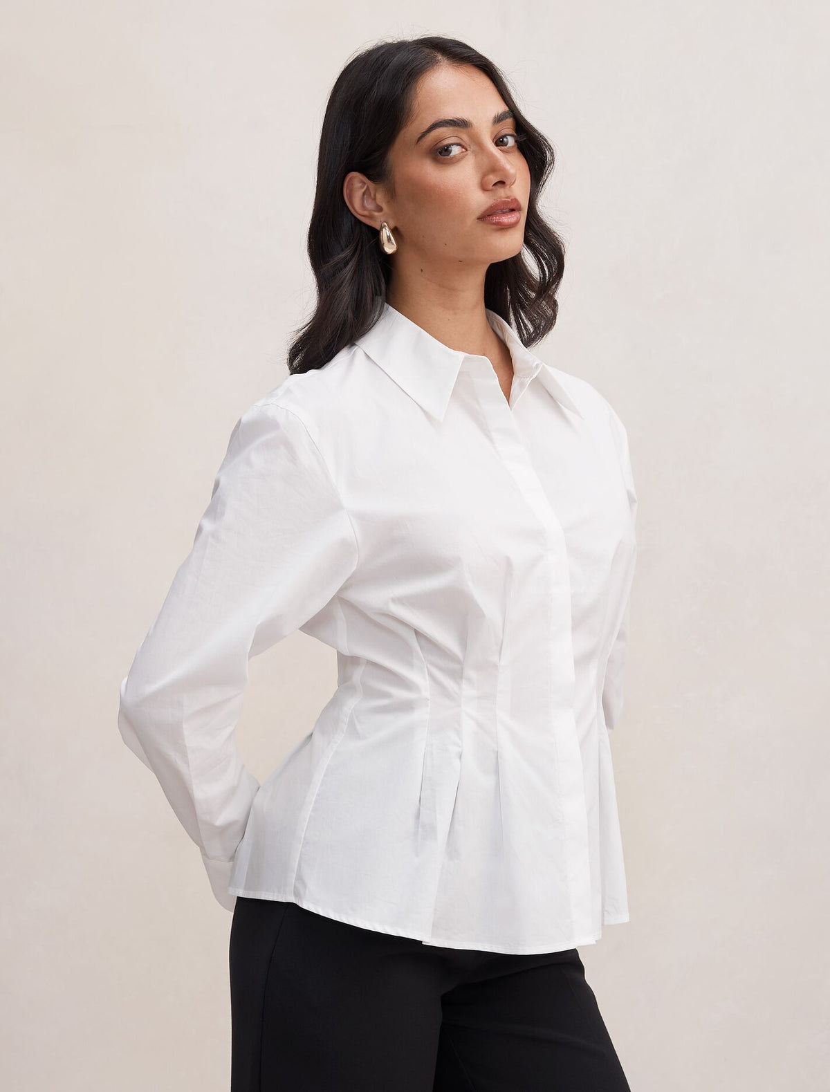 Blake Pleat Detail Shirt