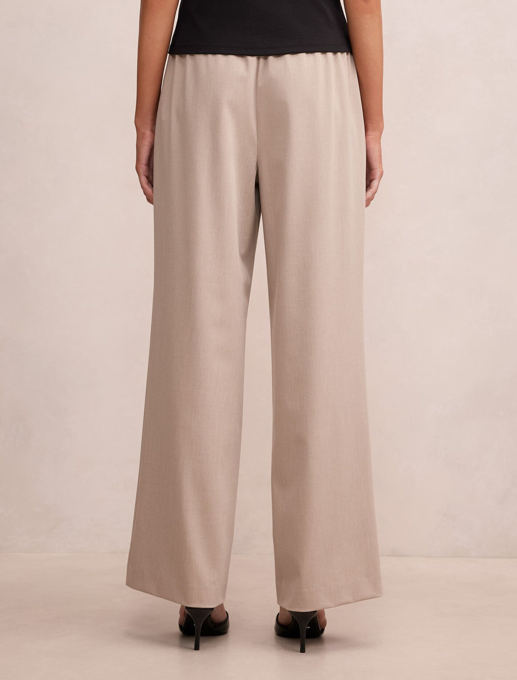 Ella Elastic Wide Leg Pant