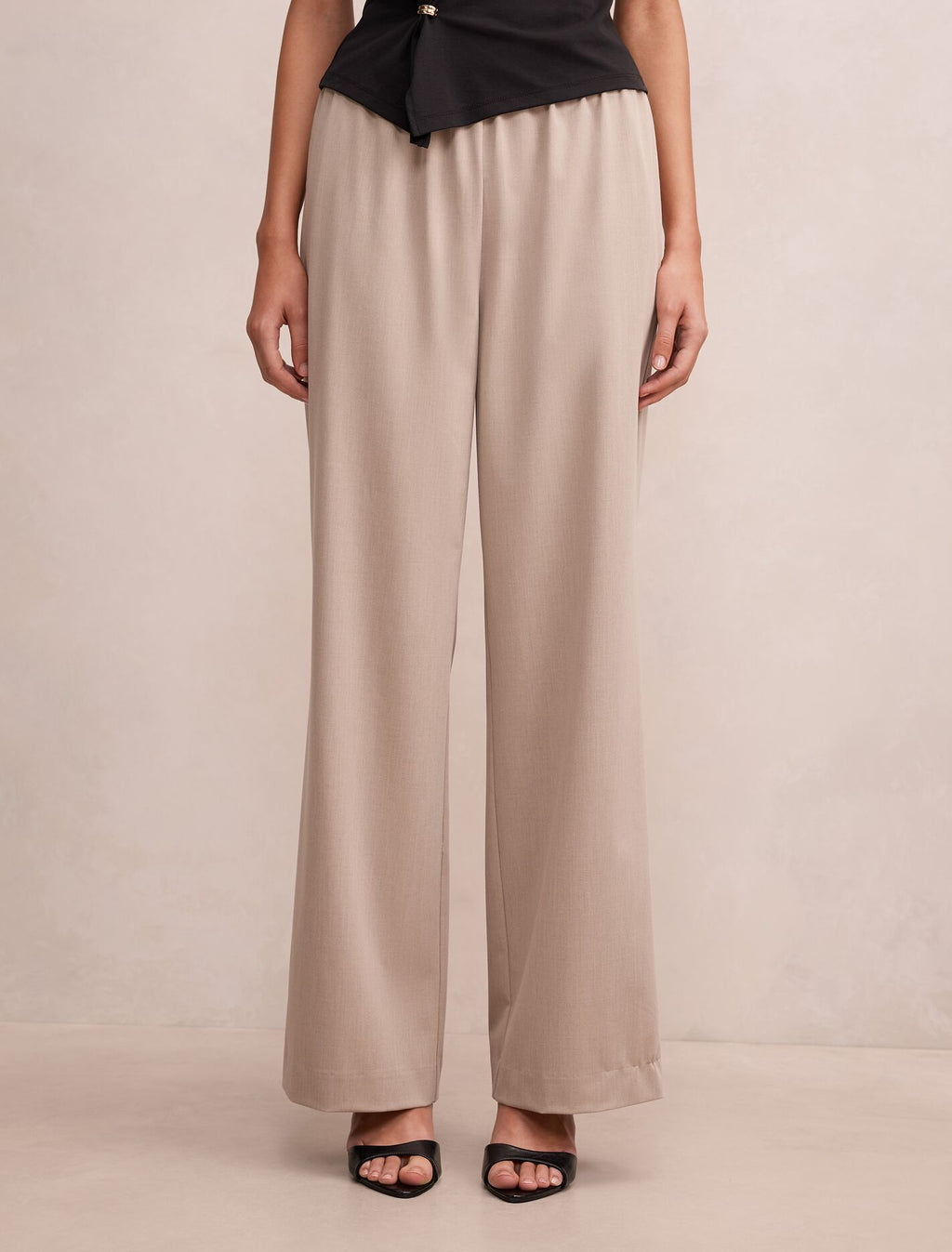 Ella Elastic Wide Leg Pant