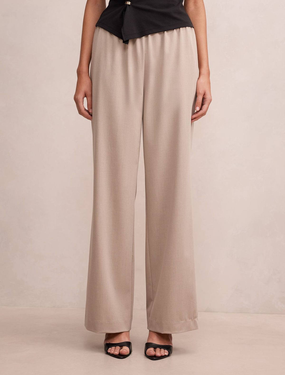 Ella Elastic Wide Leg Pant