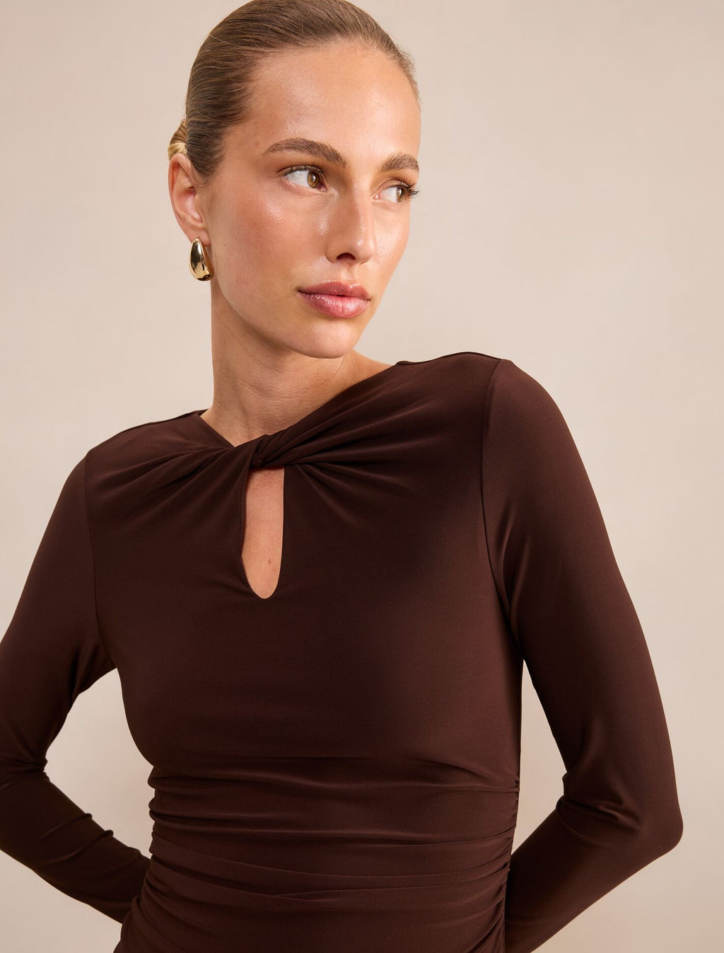 Evangeline Twist Long Sleeve Top