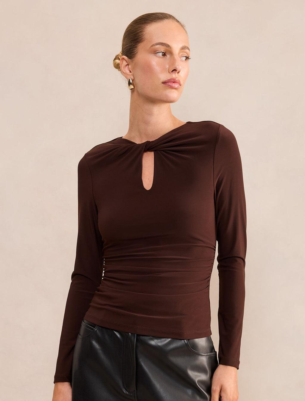 Evangeline Twist Long Sleeve Top