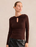 Evangeline Twist Long Sleeve Top