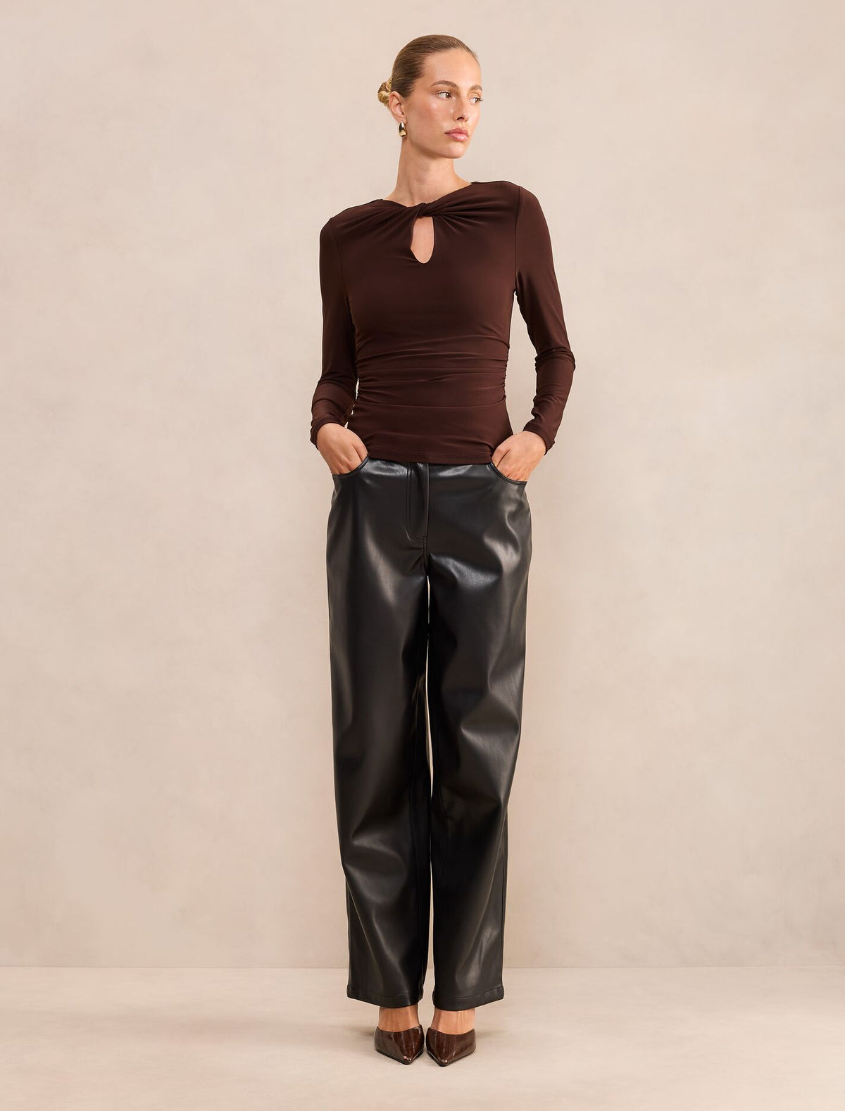 Evangeline Twist Long Sleeve Top