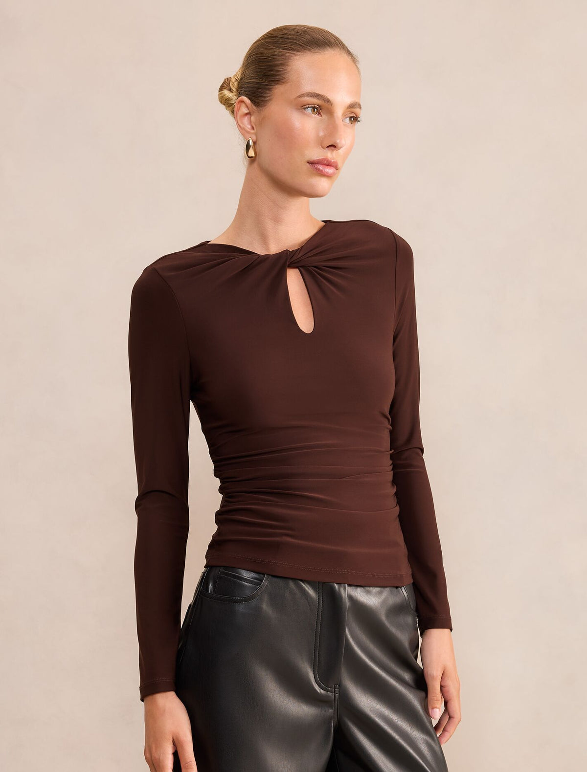 Evangeline Twist Long Sleeve Top