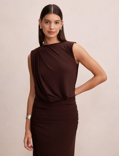 Leni Draped Dress