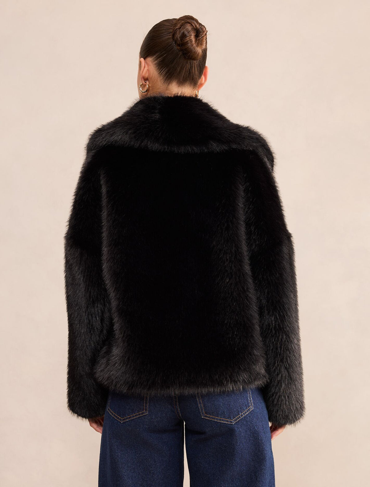 Frankie Petite Faux Fur Jacket