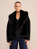 Frankie Petite Faux Fur Jacket