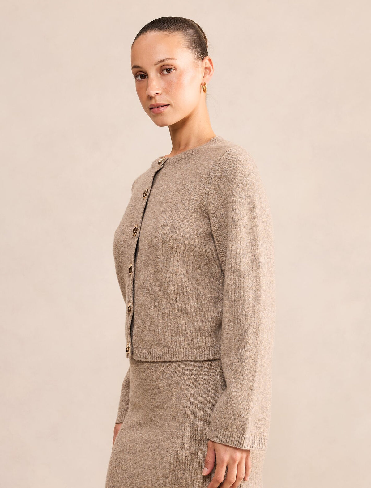 Lottie Petite Button Detail Cardigan